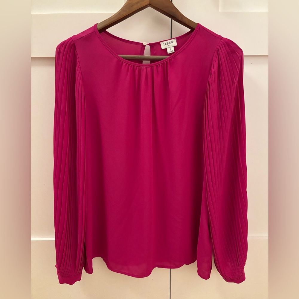 J. Crew Pink Blouse
